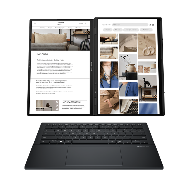 Zenbook DUO 2025_UX8406CA_Product photo_Inkwell Gray_09